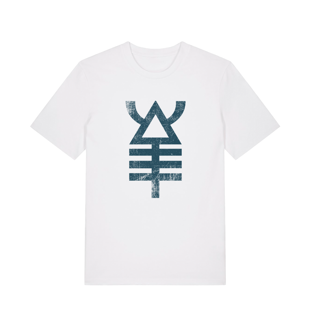 White Printed T-shirt Front